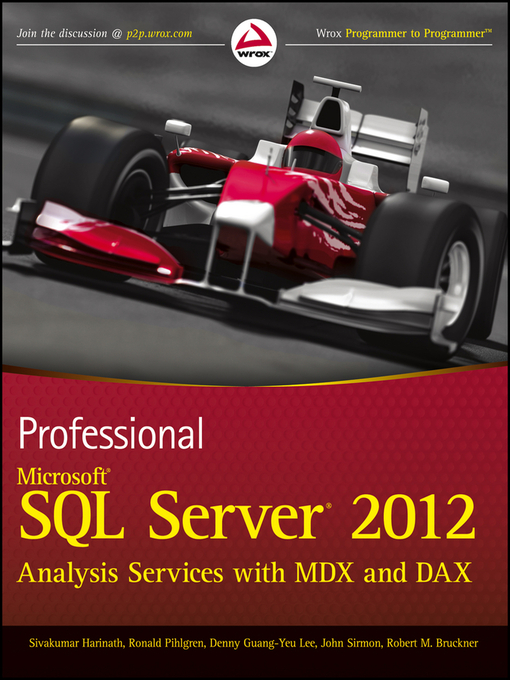 Title details for Professional Microsoft SQL Server 2012 Analysis Services with MDX and DAX by Sivakumar Harinath - Wait list